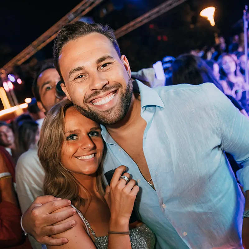 Couple posing for photo Lust in Rio